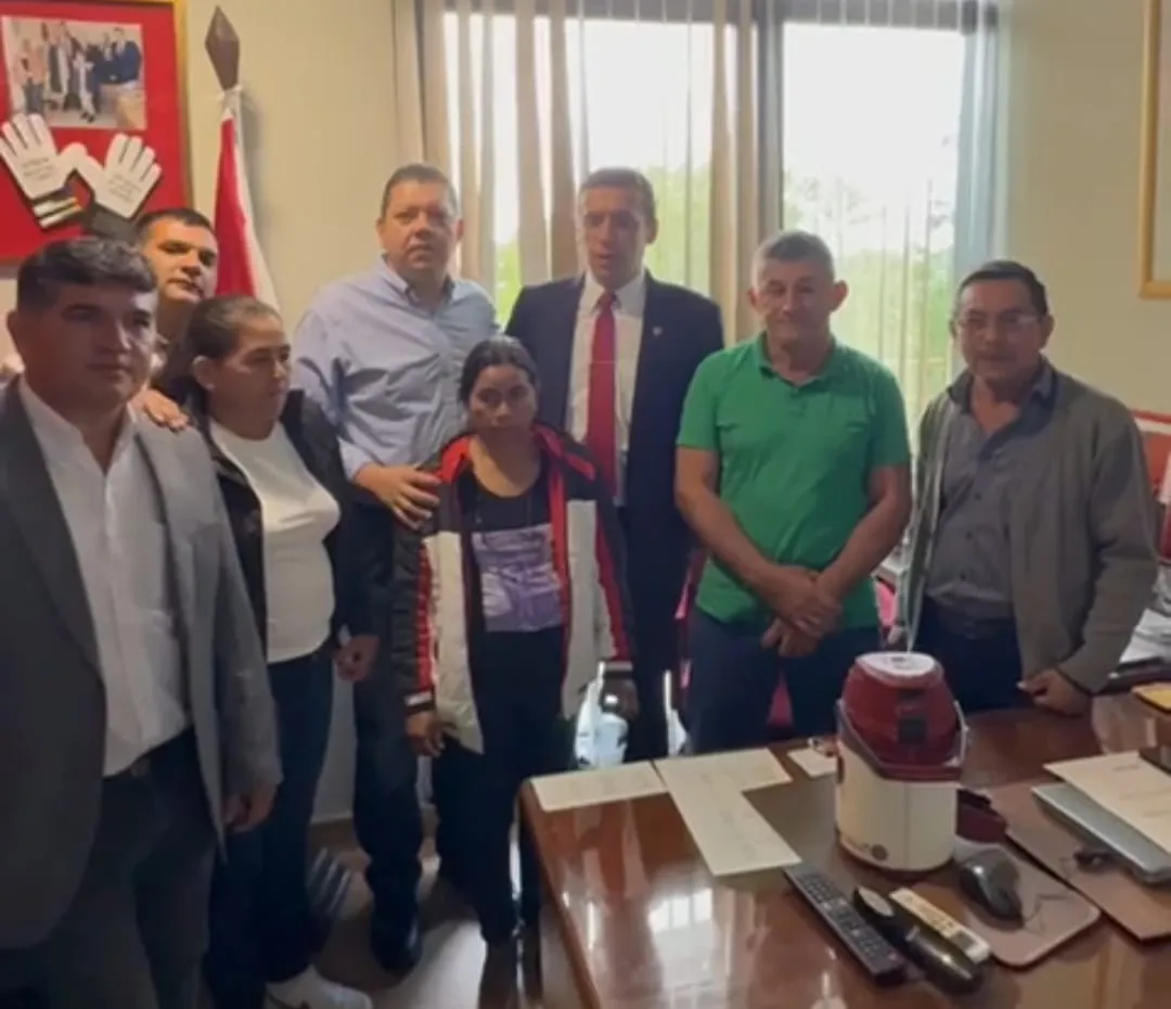 Senador Nano Galaverna recibió a pobladores de la colonia 204 de PJC y al gobernador de Amambay