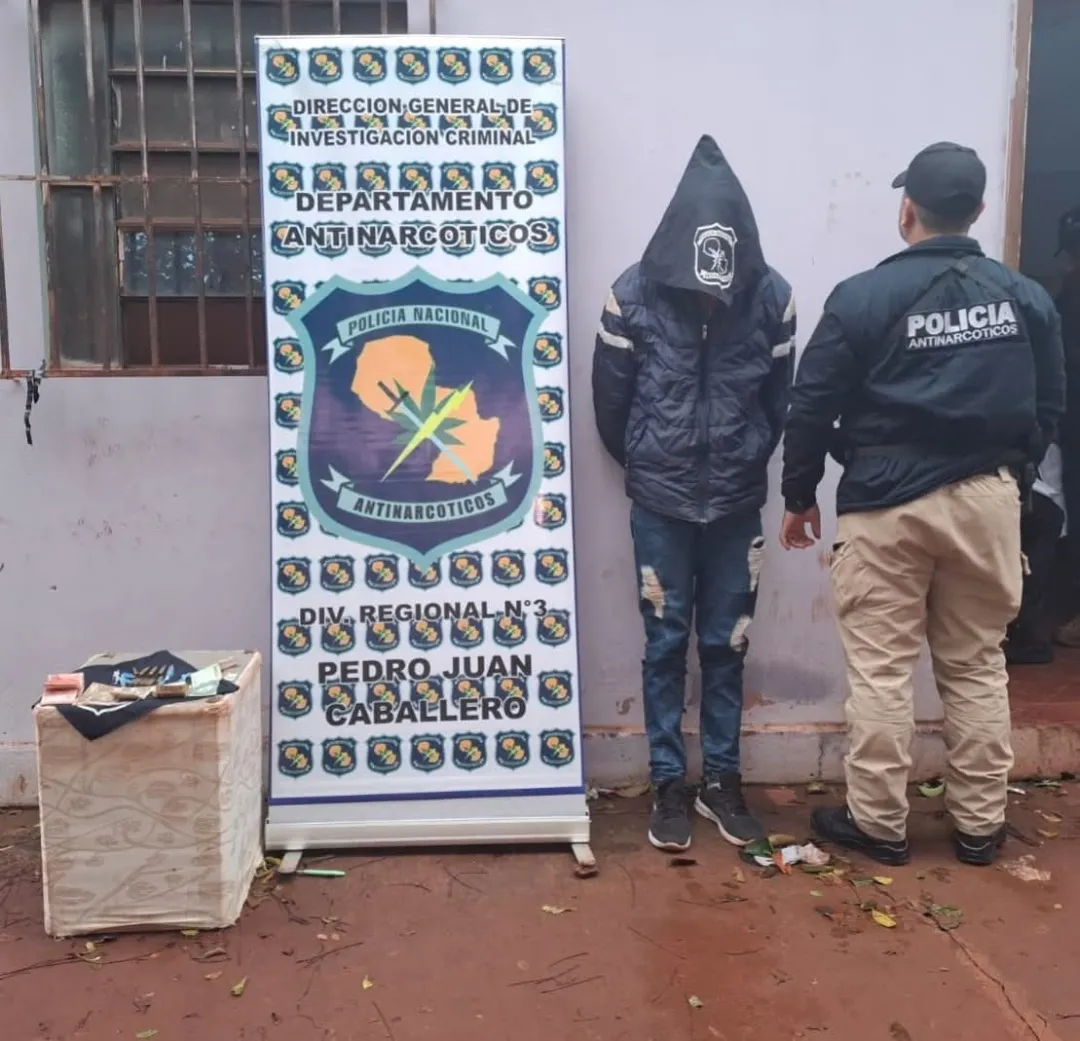 Detienen a presunto proveedor de drogas en Pedro Juan Caballero