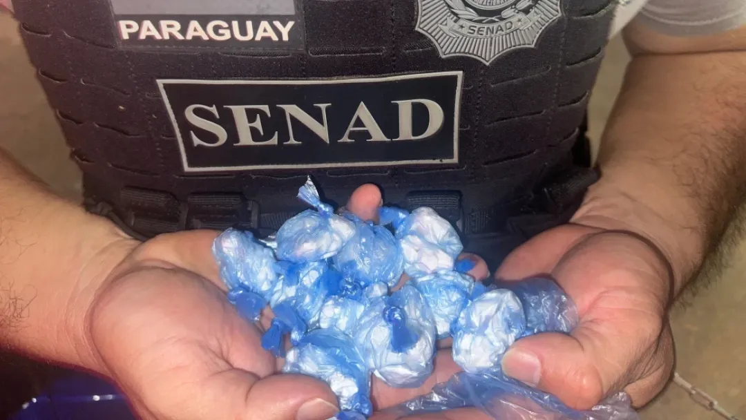 Senad detiene a joven con cocaína en la rotonda de Concepción