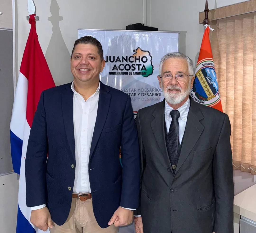 Gobernador de Amambay se reúne con Embajador de Brasil para fortalecer lazos bilaterales