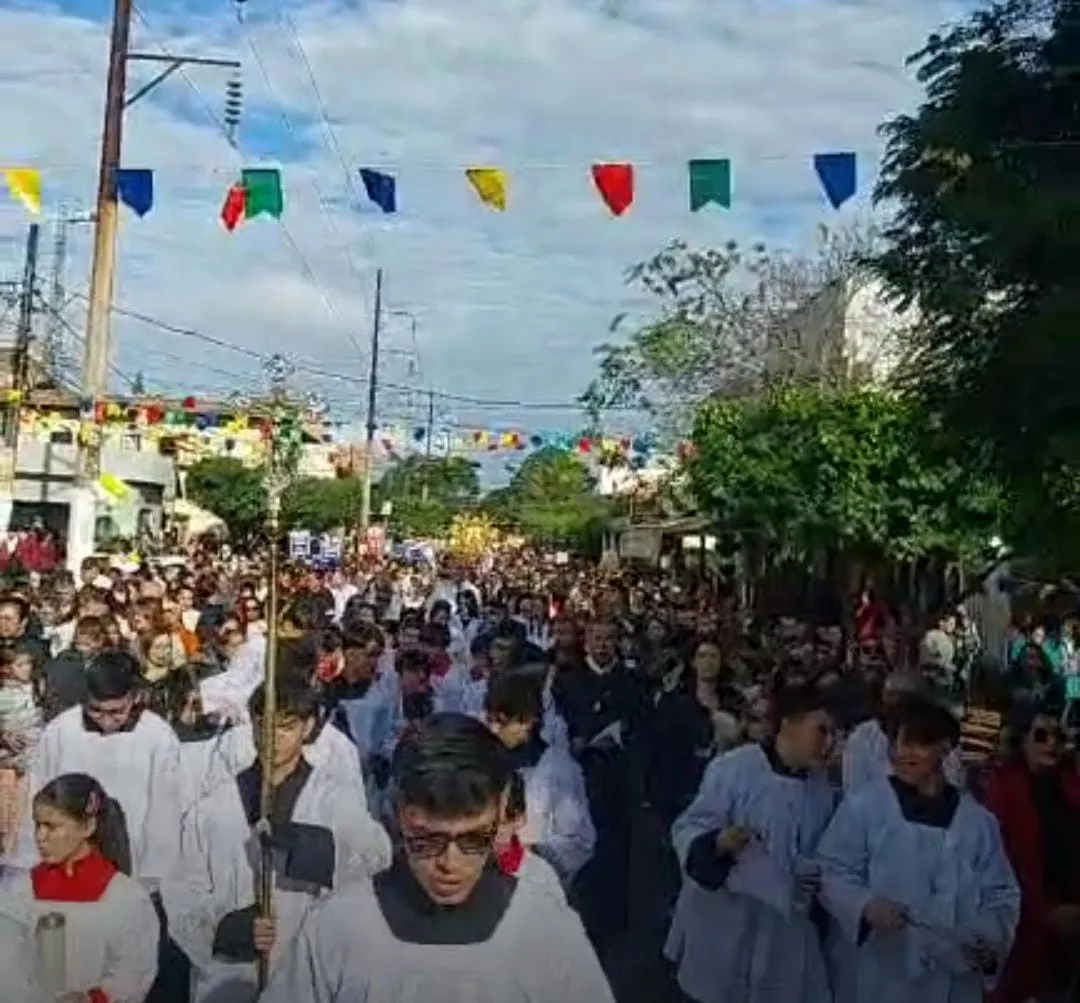 Multitudinaria procesión en Pedro Juan Caballero por Nuestra Señora del Perpetuo Socorro