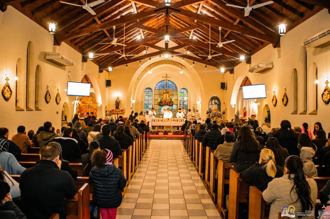 Pedro Juan Caballero celebra el último día del novenario de Nuestra Señora del Perpetuo Socorro