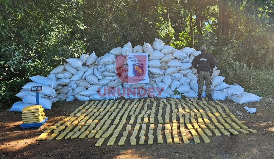 Más de seis toneladas de marihuana son incautadas en allanamiento en Pedro Juan Caballero