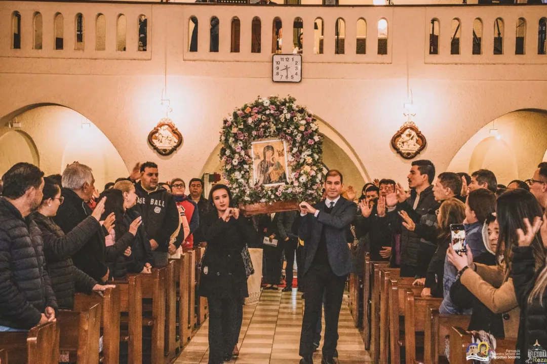 Pedro Juan Caballero celebra octavo día del novenario a Nuestra Señora del Perpetuo Socorro