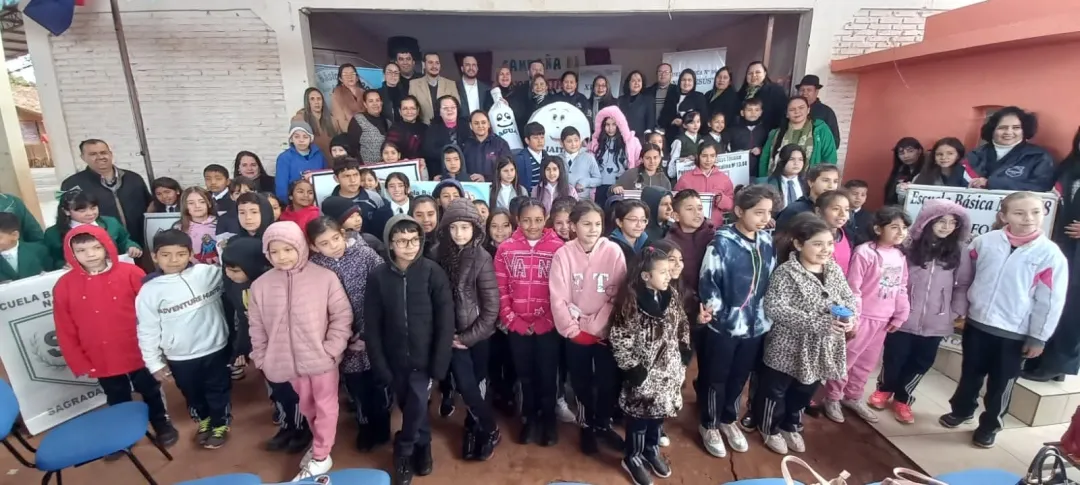 Pedro Juan Caballero lanza campaña nacional de desparasitación escolar "Jaityke Sevo'i"