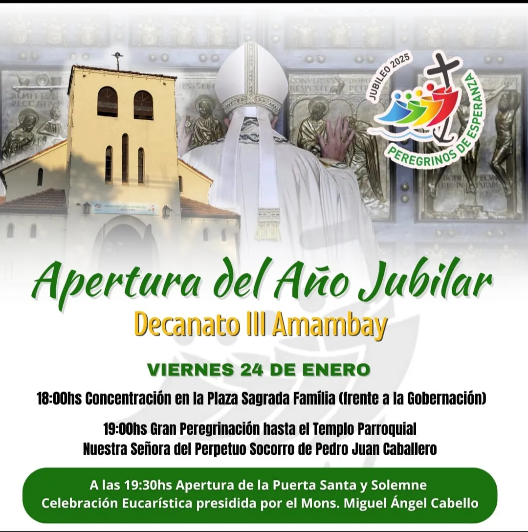 PJC: Este viernes será la apertura del Año Jubilar 2025 en la parroquia Perpetuo Socorro