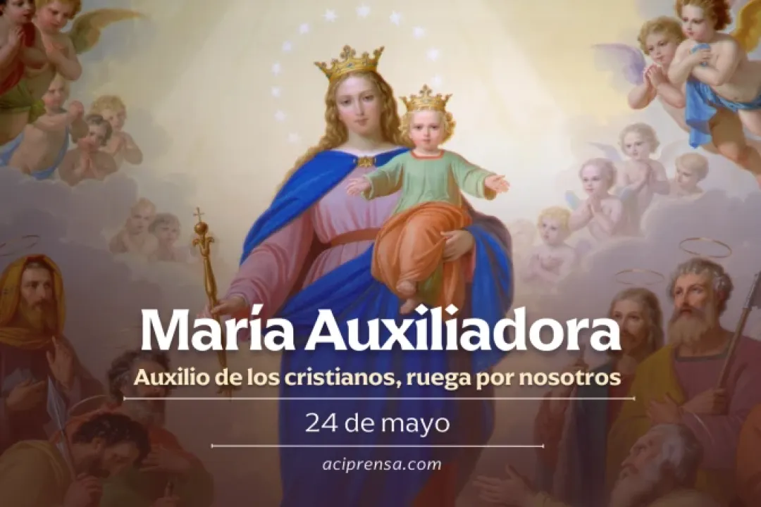 Hoy celebramos a María Auxiliadora, siempre dispuesta a ayudarnos en las dificultades