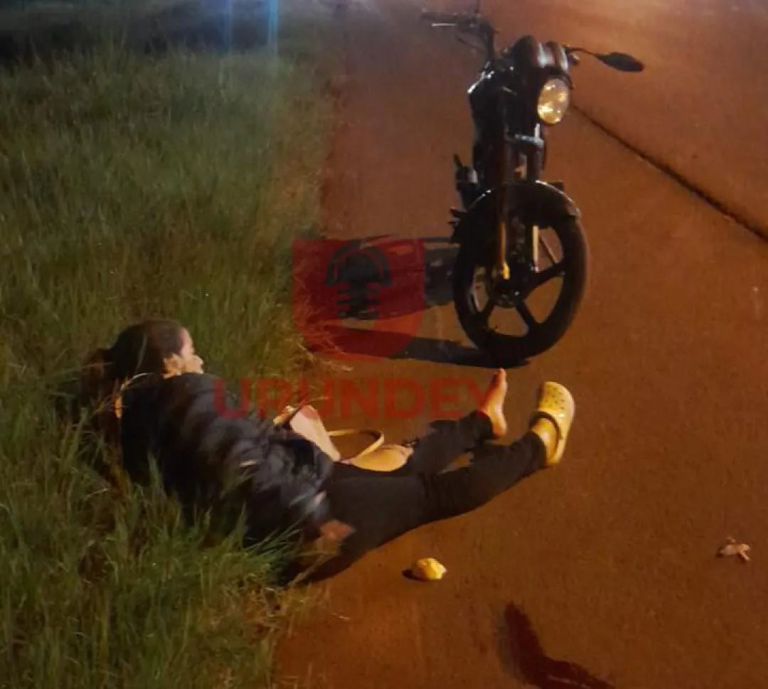 PJC: Camioneta chocó contra una embarazada sobre la ruta PY05 y huyó