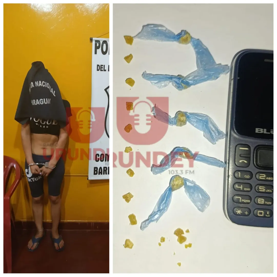 PJC: Mujer con orden de captura cayó con crack