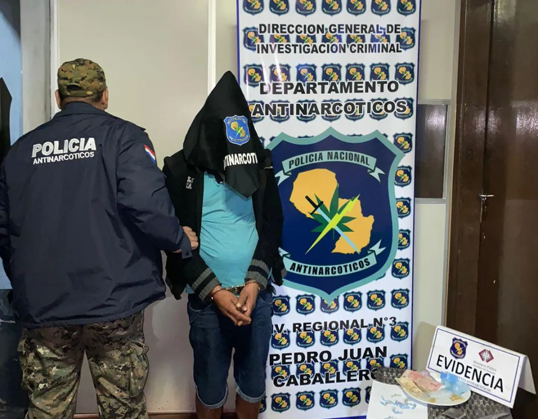 Tribunal condena a un hombre por microtráfico en Pedro Juan Caballero