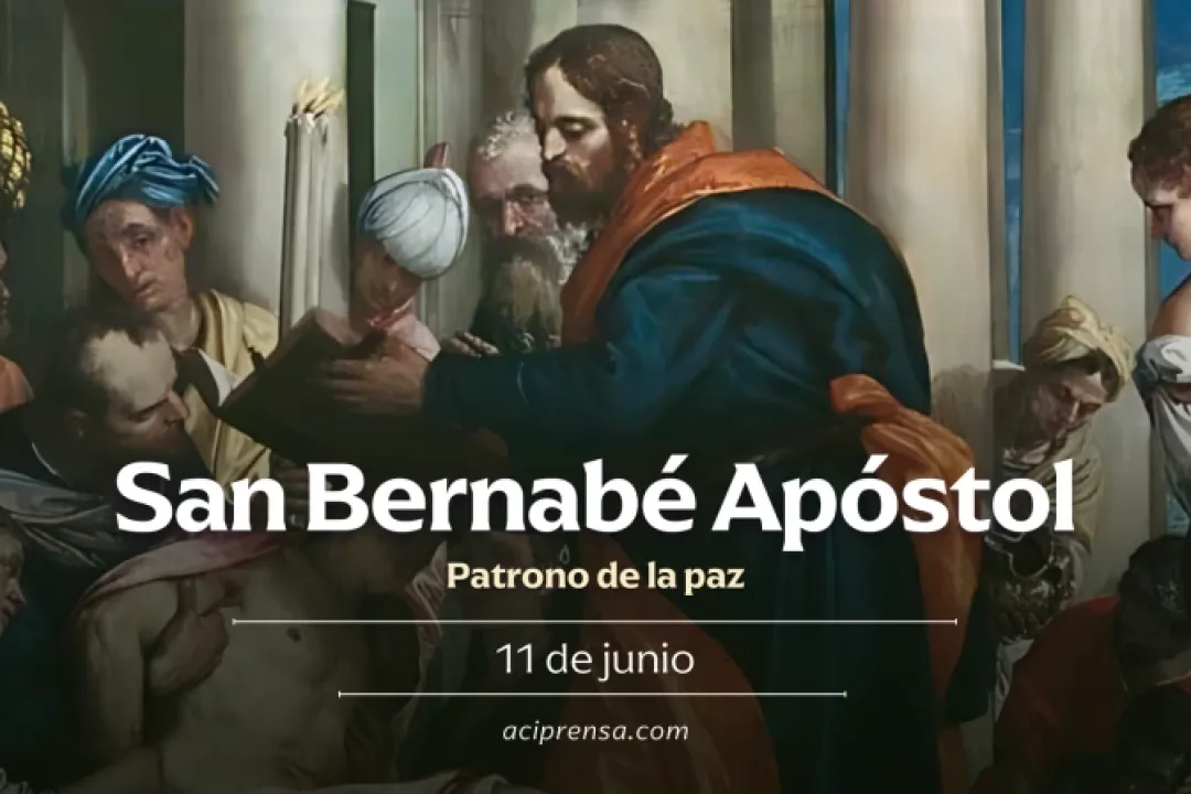 Hoy celebramos al Apóstol San Bernabé, cuyo nombre significa “el que anima y entusiasma”