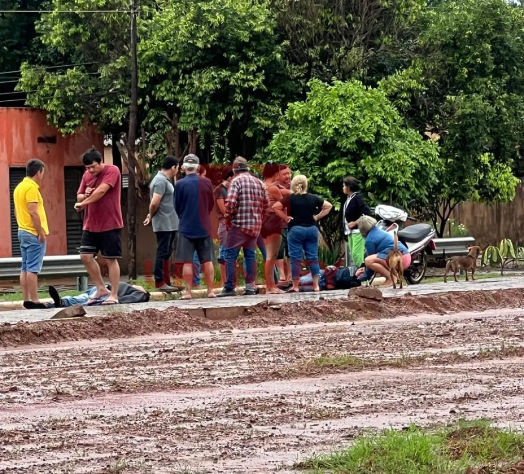 Sexagenario fallece tras ser embestido por un motociclista de 13 años en Bella Vista Norte