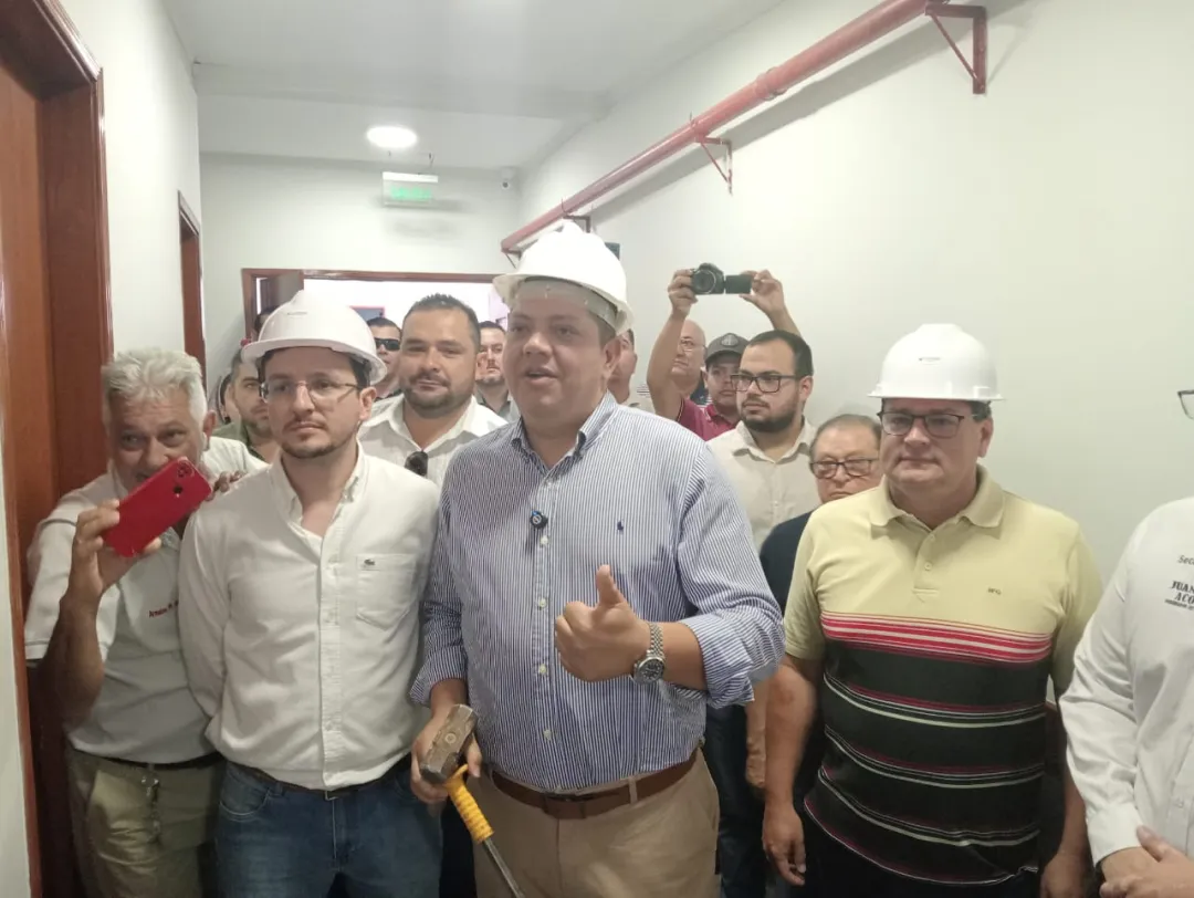 Gobierno Departamental dio la palada inicial para obras de la primera sala de terapia neonatal en Amambay