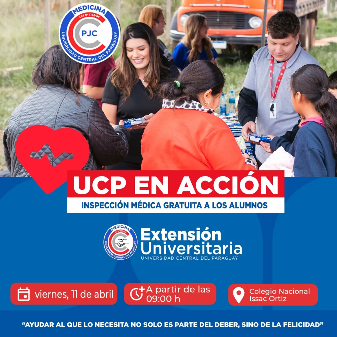 Jornada de acción social de la UCP-PJC llega a Zanja Pytã