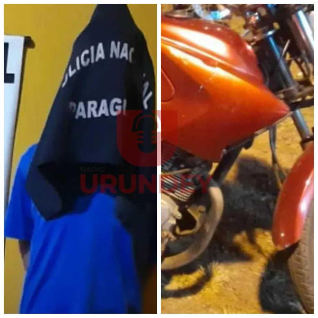 Detienen en Pedro Juan Caballero a un joven con orden de captura y motocicleta indocumentada