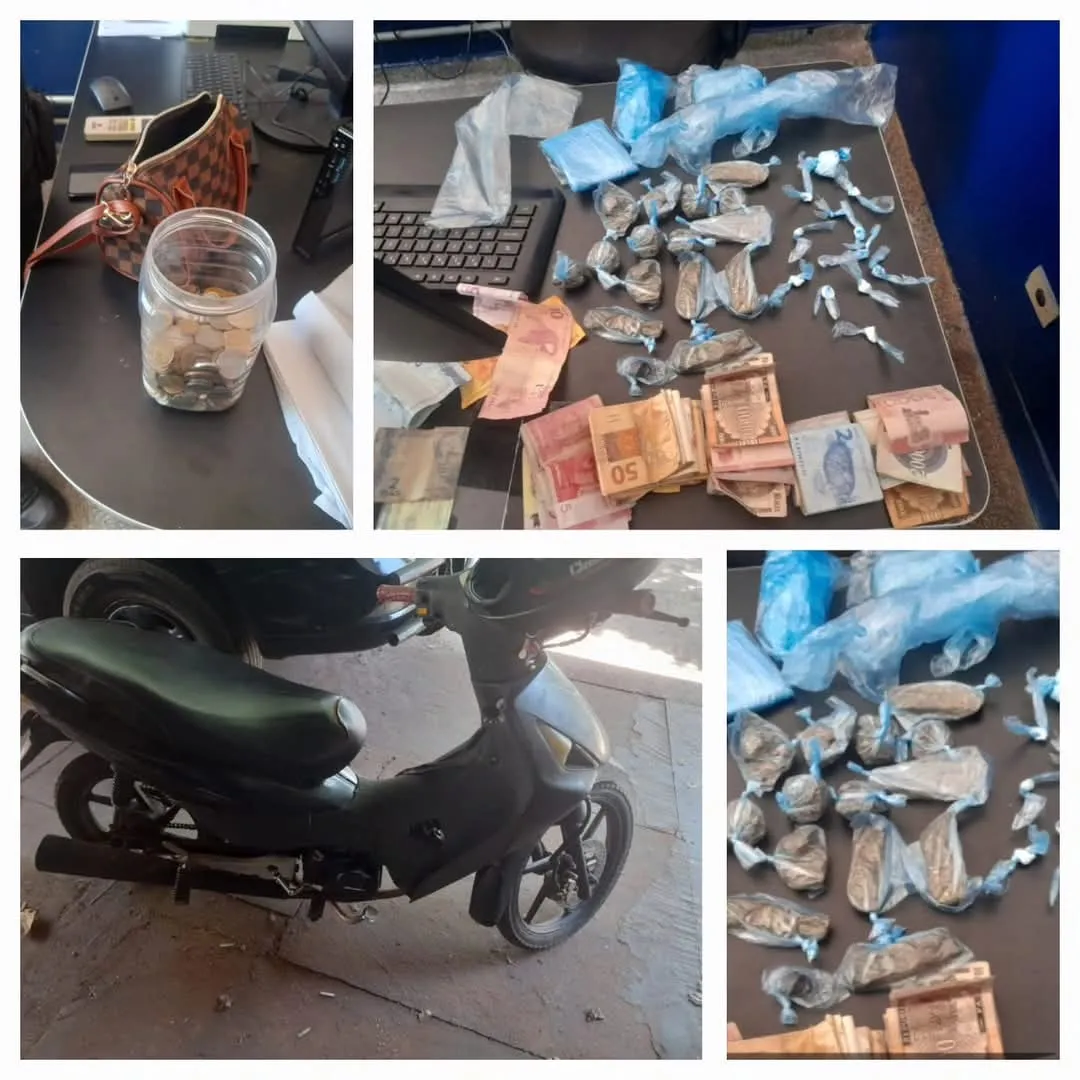 Policía Militar detiene a un hombre y a una mujer por microtráfico en Ponta Porã