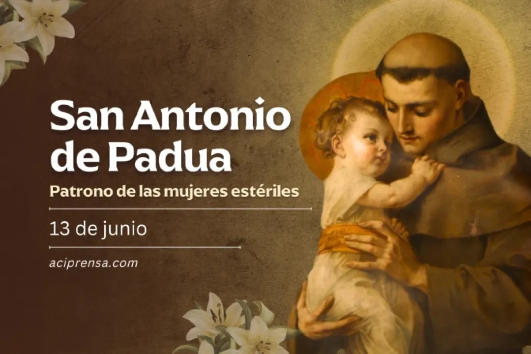 Hoy celebramos a San Antonio de Padua, el santo que tuvo en brazos a Jesús niño