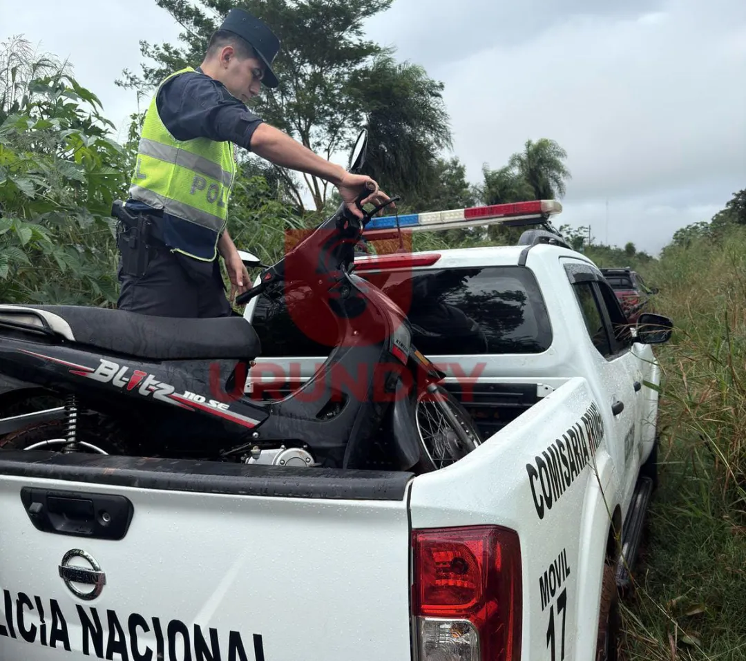 Gracias a GPS motocicleta hurtada es recuperada en Pedro Juan Caballero